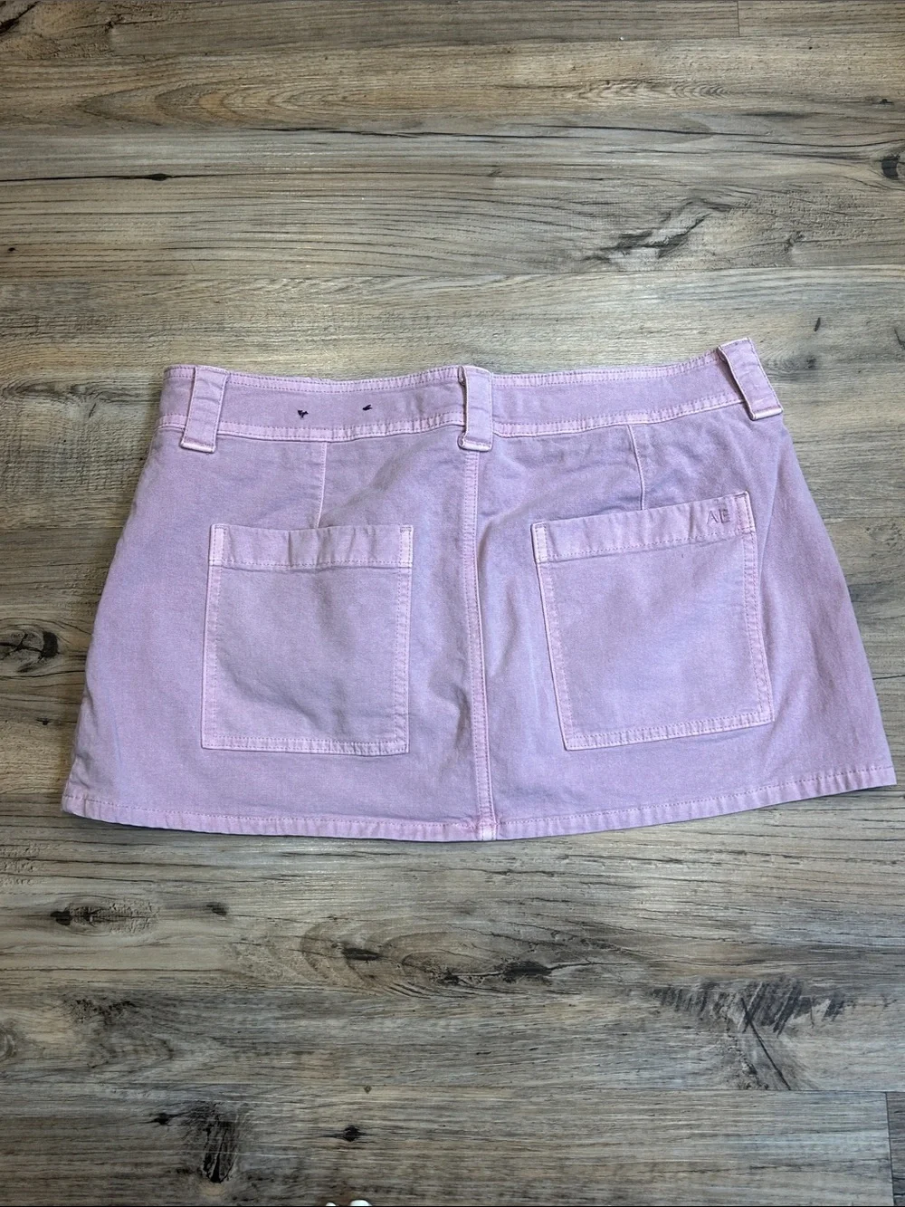 American Eagle Outfitters Pink Cotton Mini Skort